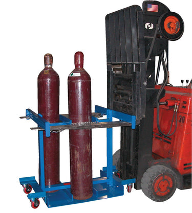 CYLINDER CADDY TRUCK 6 CYLINDER/CASTERS - Model CYL-TRUCK-6